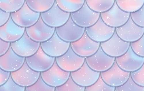 Printed Wafer Paper - Mermaid Scales